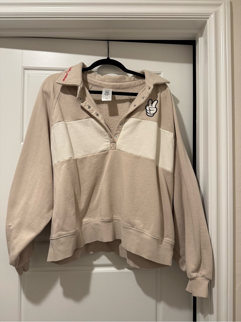 Disneyland Resort oversized cropped sweater